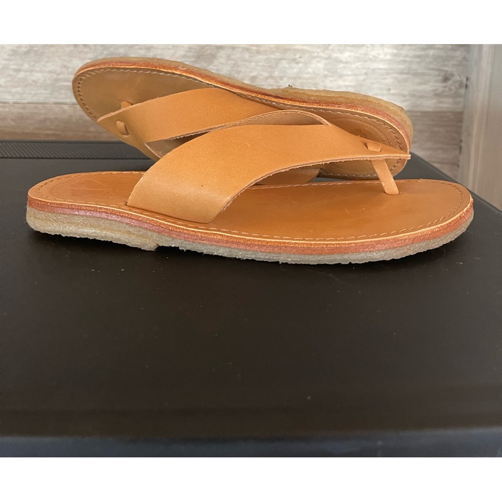 Duckfeet Leather Flip Flops Size 6-7 US Women’s
